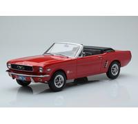 Norev Voiture miniature Ford Mustang Cabriolet 1966 Rouge 1/18