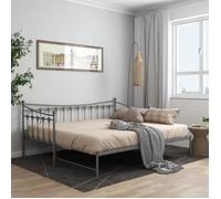 1830•Idéal•90x200 cm•Queen Size:Cadre de canapé-lit extensible Lit gigogne Lit Banquette Simple Design Confort Gris Métal