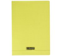 [18334C] Calligraphe Cahier piqué 8000 POLYPRO jaune 21x29,7cm 96p Q.5x5 90g
