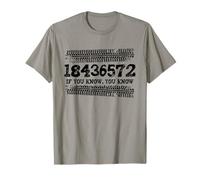 18436572 If You Know 18436572 Commande de tir Big Block V8 Voiture T-Shirt