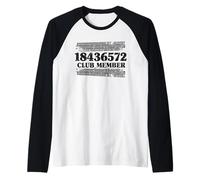 18436572 Membre du Club Mécanicien V8 Big Block Lover Manche Raglan