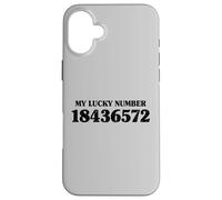 18436572 My Lucky Number 18436572 Ordre de tir V8 Voiture Coque pour iPhone 16 Plus