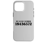 18436572 My Lucky Number 18436572 Ordre de tir V8 Voiture Coque pour iPhone 16 Pro Max