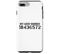 18436572 My Lucky Number 18436572 Ordre de tir V8 Voiture Coque pour iPhone 7 Plus/8 Plus
