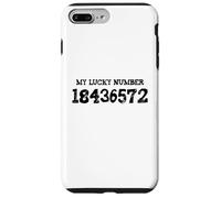 18436572 My Lucky Number 18436572 Ordre de tir V8 Voiture Coque pour iPhone 7 Plus/8 Plus