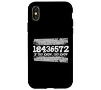 18436572 Si Vous Connaissez Firing Order V8 Engine Big Block Lover Coque pour iPhone X/XS