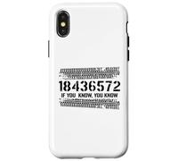 18436572 Si Vous Savez Que Vous Savez Que Vous Savez Tirer l'ordre Moteur V8 Voiture Coque pour iPhone X/XS