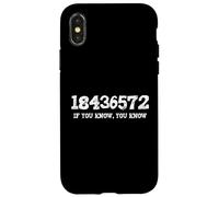 18436572 Si Vous Savez Que Vous Savez Que Vous Savez Tirer l'ordre Moteur V8 Voiture Coque pour iPhone X/XS