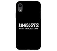 18436572 Si Vous Savez Que Vous Savez Que Vous Savez Tirer l'ordre Moteur V8 Voiture Coque pour iPhone XR