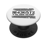 18436572 Si Vous Savez Que Vous Savez Que Vous Savez Tirer l'ordre Moteur V8 Voiture PopSockets PopGrip Adhésif