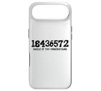 18436572 Smile If You Understand 18436572 Ordre de tir V8 Coque pour iPhone Air