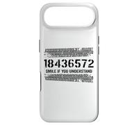 18436572 Smile If You Understand 18436572 Ordre de tir V8 Coque pour iPhone Air