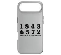 18436572 Smile If You Understand 18436572 Ordre de tir V8 Coque pour iPhone Air