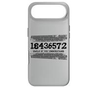 18436572 Smile If You Understand 18436572 Ordre de tir V8 Coque pour iPhone Air