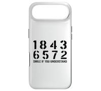 18436572 Smile If You Understand 18436572 Ordre de tir V8 Coque pour iPhone Air