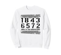 18436572 Smile If You Understand 18436572 Ordre de tir V8 Sweatshirt
