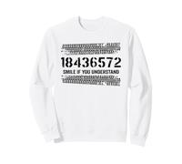 18436572 Smile If You Understand 18436572 Ordre de tir V8 Sweatshirt