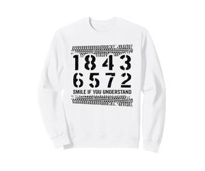18436572 Smile If You Understand 18436572 Ordre de tir V8 Sweatshirt