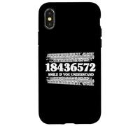 18436572 Souriez si Vous comprenez Firing Order V8 Big Block Coque pour iPhone X/XS