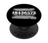 18436572 Souriez si Vous comprenez Firing Order V8 Big Block PopSockets PopGrip Adhésif