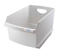 [1849-11] HAN Corbeille à papier LOGO DRIVE, 25 litres, carré, gris