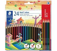 [185 C24P] STAEDTLER Crayon de couleur Noris Colour, étui carton 20+4