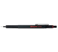 [1852309] rotring Porte-mine Métal 600 Pointe 0,5 mm Noir