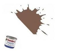 186 - brun mat : enamel humbrol
