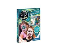 Clementoni – Peinture paillettes Face Art Crazy Chic 18605 – Non-toxique, lavable, dès 6 ans