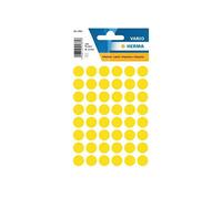 [1861-5] HERMA Lot de 5 Etuis de 240 Etiquettes multi-usages Diam 12 mn Jaune