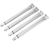 18631 Lot de 4 brûleurs en acier inoxydable 40 cm pour modèles BroilKing Baron avec brûleurs tubulaires avant vers l'arrière, tuyaux de rechange pour Broil King Baron 490 340 590