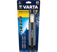 [18646 101 421] VARTA Varta Torche téléscopique Work Flex avec 4 Piles AA LR06