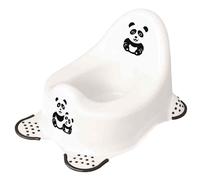 [1864810024100] keeeper Pot pour bébé "adam panda", blanc avec motif