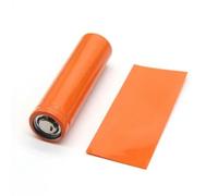 18650 Lipo Batterie Wrap Largeur 29,5 mm X 72 mm Film Isolé Étui de Protection Gaine PVC Thermorétractable Tube-Orange Rouge-Largeur 29,5 mm Dia18,5-20Pcs