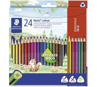 [187 C18P1] STAEDTLER Crayon de couleur triangulaire Noris colour, étui de 24