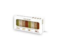 1880 Coffret Dégustation 4 Nougats Ingrédients Nobles 8 x 20g 160g | Mini Portions : Pistache, Macadamia et Alicante, Idéal à Offrir et à Partager, Douceur de Noël