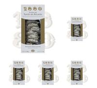 1880 - Mini galettes de Touron d'Alicante, Qualité Suprême, sucrerie typique de Noël, Recette Artisanale, 200g (Lot de 5)
