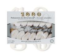 1880 - Polvorones faits à la main 0% de sucre ajouté, qualité suprême, gourmandise typique de Noël, recette artisanale, emballage individuel, 280 grammes