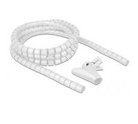 [18840] Delock Gaine de protection de câble 18840 Blanc Polyéthylène 2,5 m x20mm