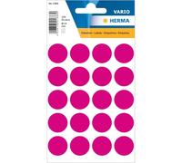 [1886-5] HERMA Lot de 5 étiquettes multi-usages, diamètre: 19 mm, rose