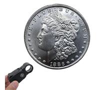 1886 - American Morgan Dollar Coin Uncirculated (First Strike) $1 Randomly given magnifying glass with light