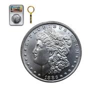 1886 Morgan Coins,U.S. Ancient Coin Collection, Old Coins for Sale,1 oz Dollar Coin,Give The Jeweler The Same Coin Magnifier