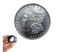 1886 Morgan Dollar About Uncirculated $1 US Coin Collectible Randomly give away a magnifying glass with light