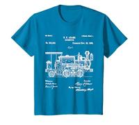1886 Train à vapeur de locomotive - cadeau de plan de brevet T-Shirt