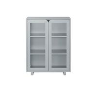 1898 Armoire vitrée basse Vidja grey