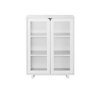1898 Armoire vitrée basse Vidja White
