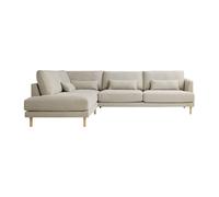 1898 Canapé modulable Bredhult A2 pieds en chêne huilé blanc Bern 0341 Beige