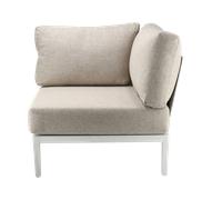 1898 Canapé modulable Santander module d'angle Blanc-beige