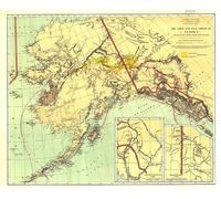 1898 Gold and Coal Fields of Alaska (carte)