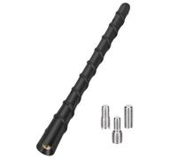 18cm Antenne Voiture Courte, FM/AM/Dab Amplificateur Autoradio avec 3 Vis M4/M5/M6, Remplacement Universelle Antenne Auto pour Tous Les modèles de Voiture